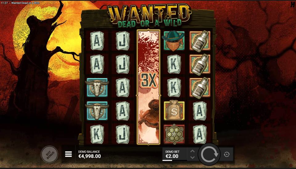 Wanted Dead or a Wild Slot Review