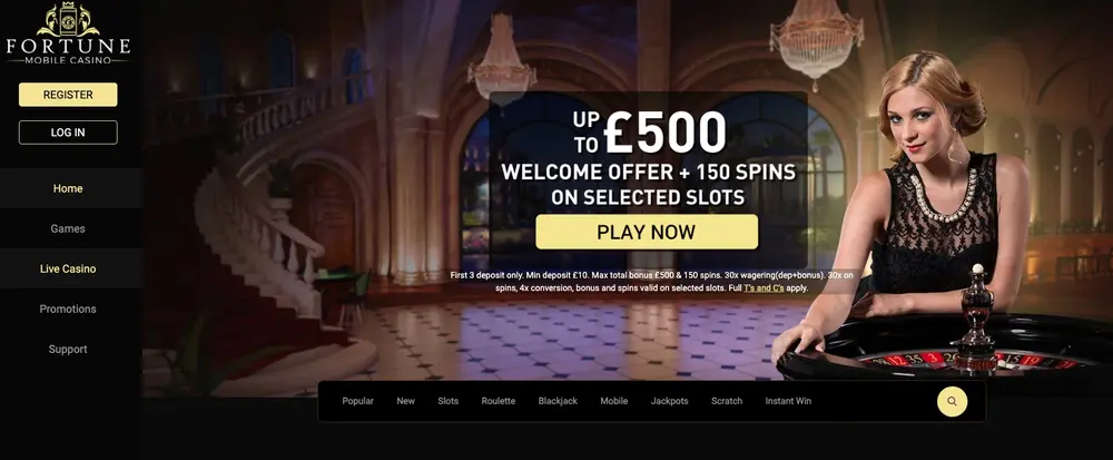 fortune mobile casino home page fortune mobile casino home page