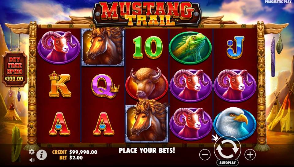 Mustang Trail Slot Game Free Demo 