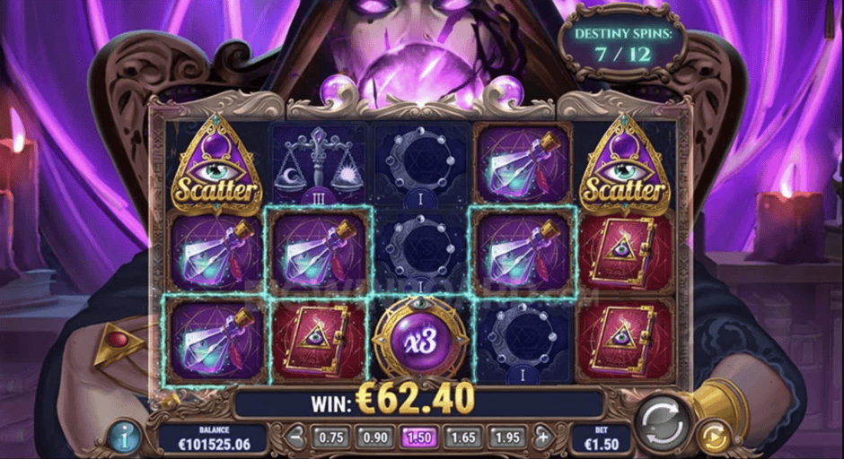 lady of fortune slot game screen