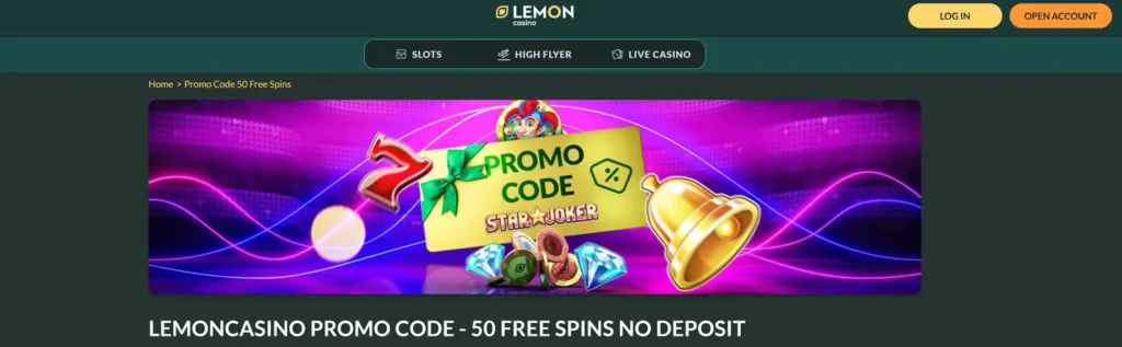 lemon casino promo code