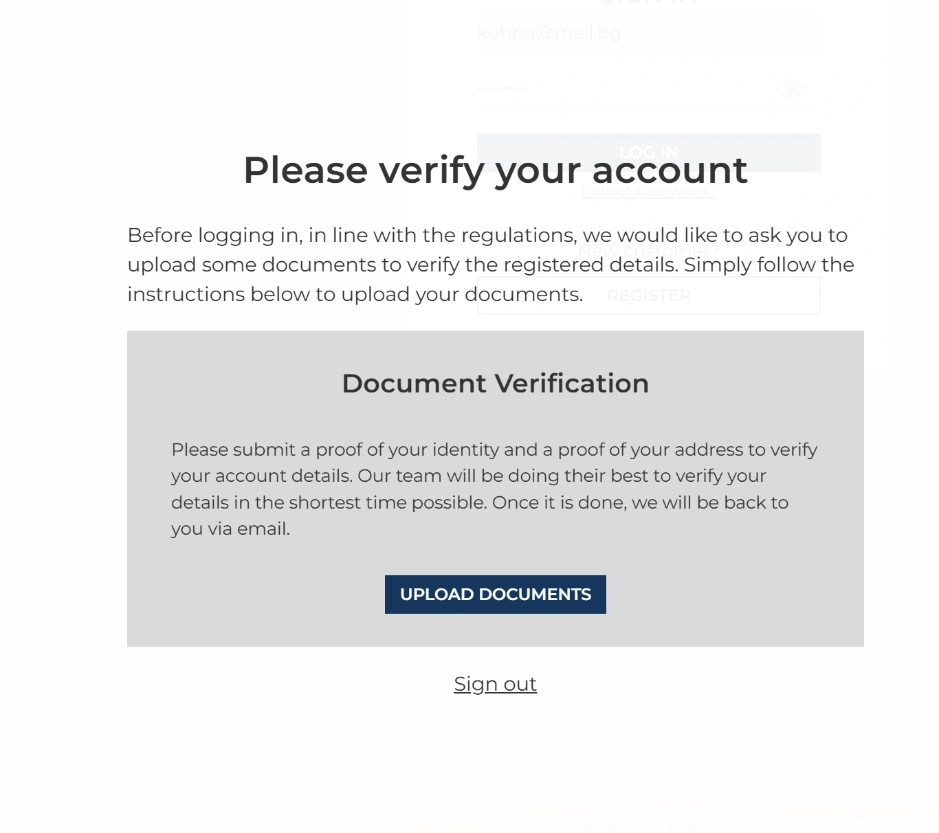nyspins verify account