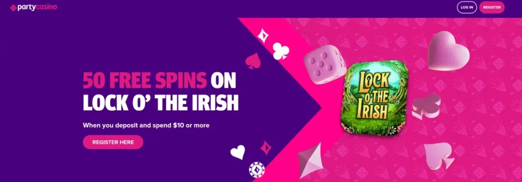 party casino no wagering