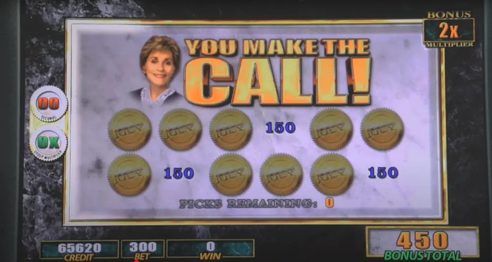 judge judy slot machine