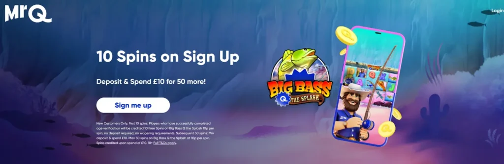 mrq no deposit no wagering spins