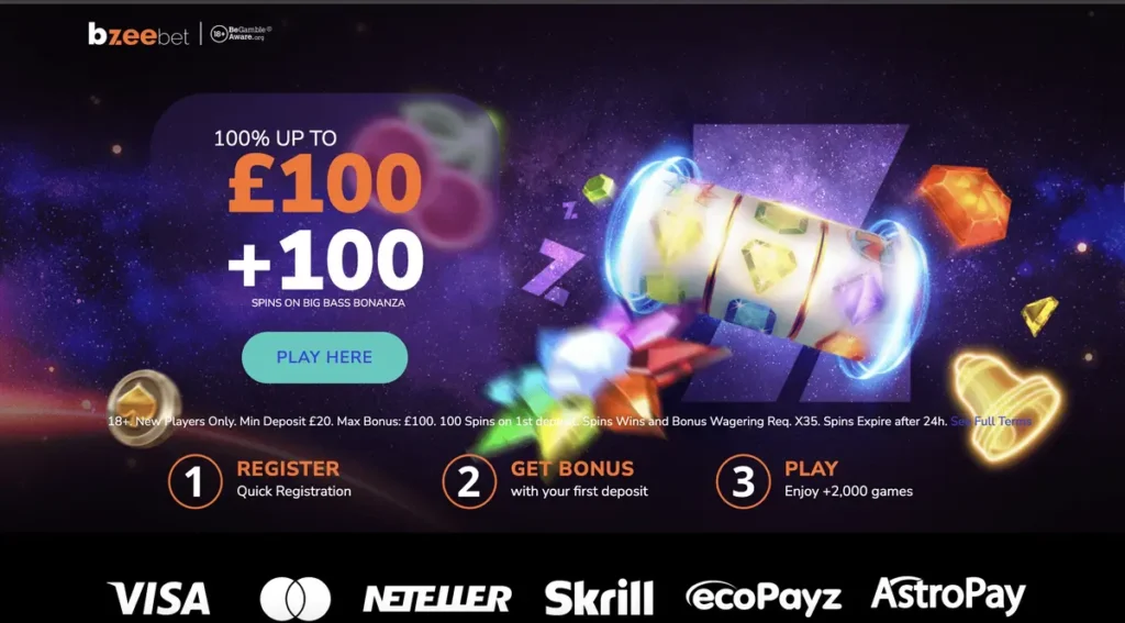 bzeebet casino welcome offer