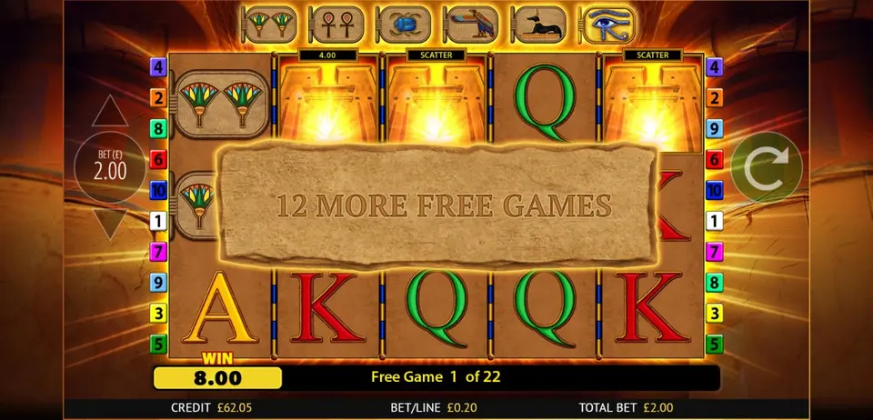 eye of horus more games