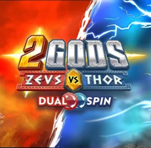 Logo image for 2 Gods Zeus Vs Thor Spielautomat Logo