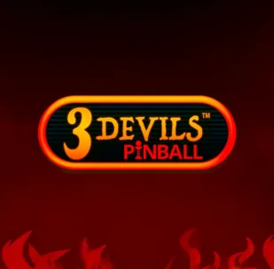 Logo image for 3 Devils Pinball Slot Logo