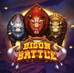 Logo image for Bison Battle Slot Logo