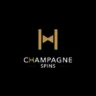 Champagne spins logo Logo image for Champagne Spins