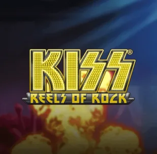 Logo image for Kiss: Reels of Rock Slot Logo