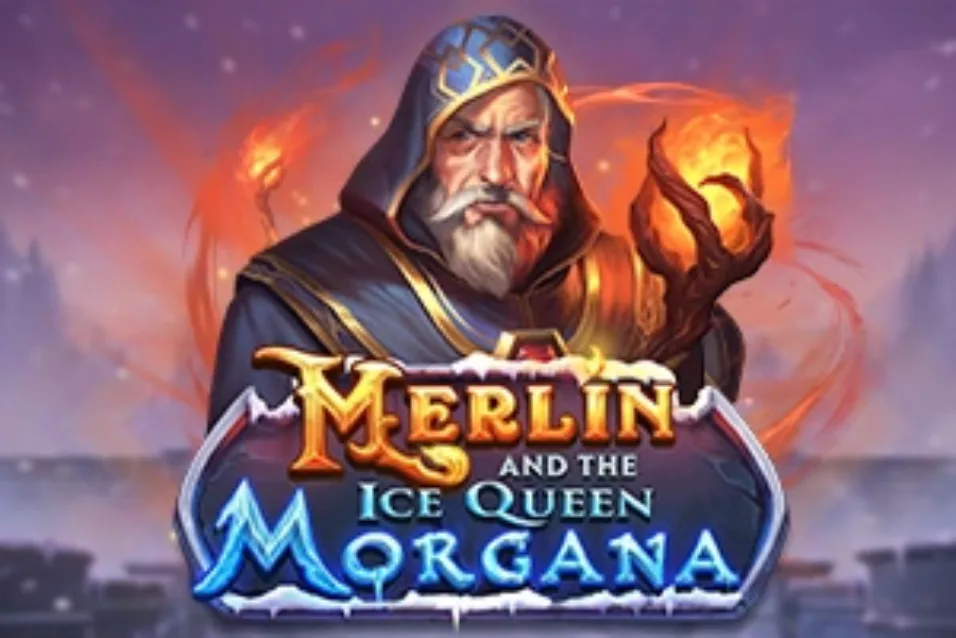 Logo image for Merlin and the ice queen morgana