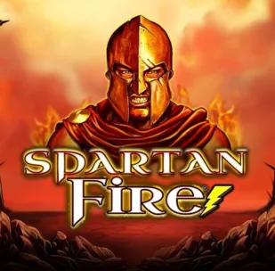 Logo image for Spartan Fire Slot Logo