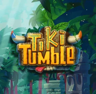 Logo image for Tiki Tumble Slot Logo